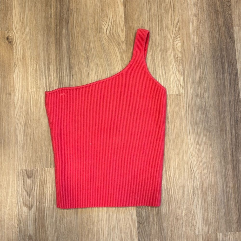 House of Harlow 1960 Coral One Shoulder Tank size XS
